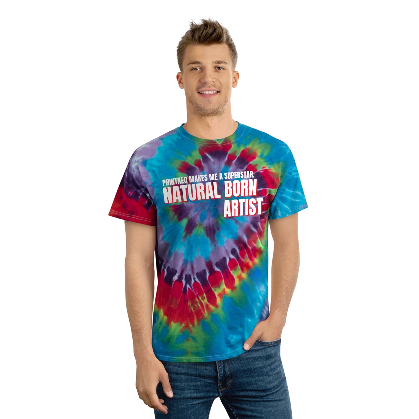 Natural Born Artist Tie-Dye Tee