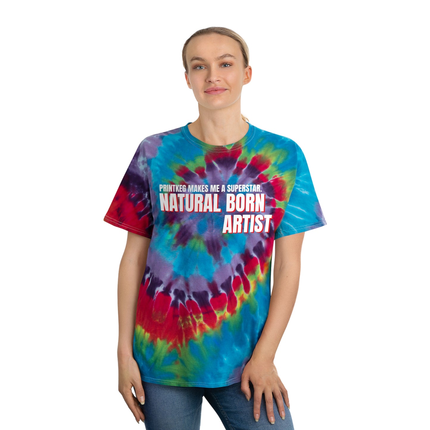 Natural Born Artist Tie-Dye Tee