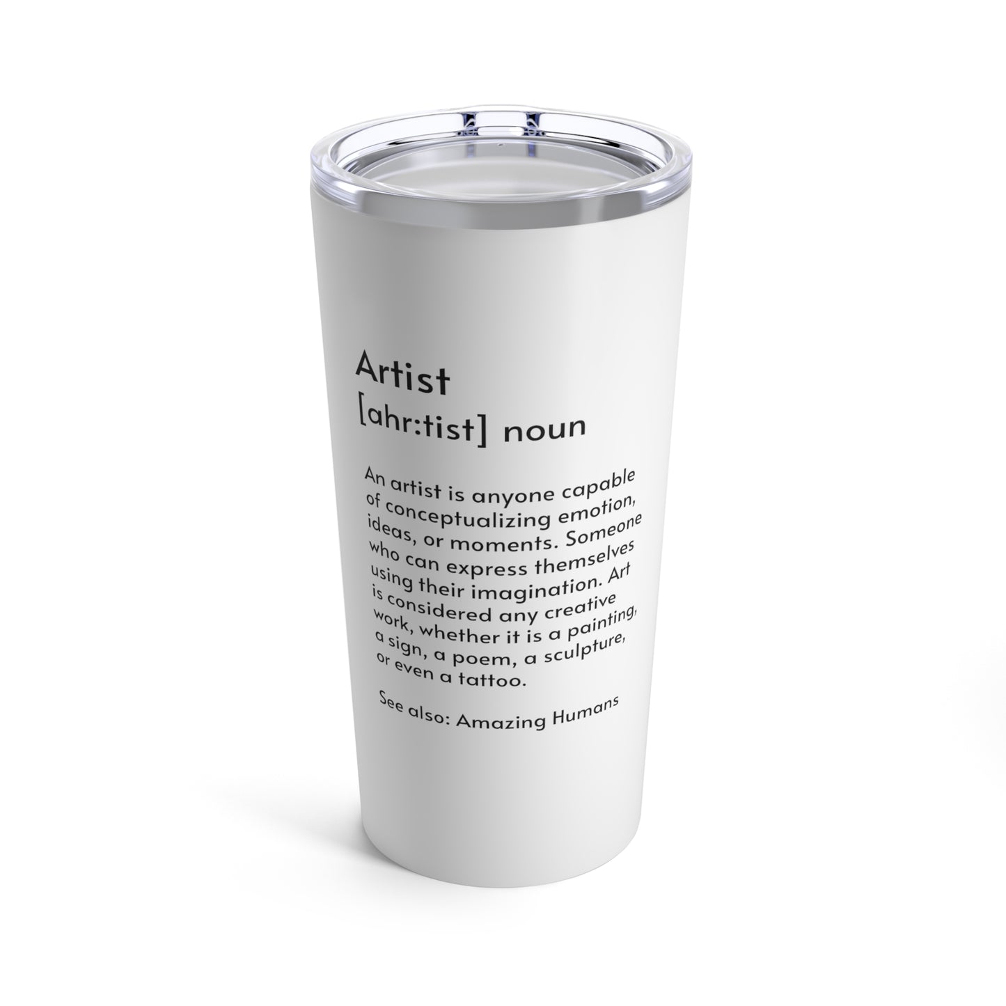 Define Artist 20oz Tumbler