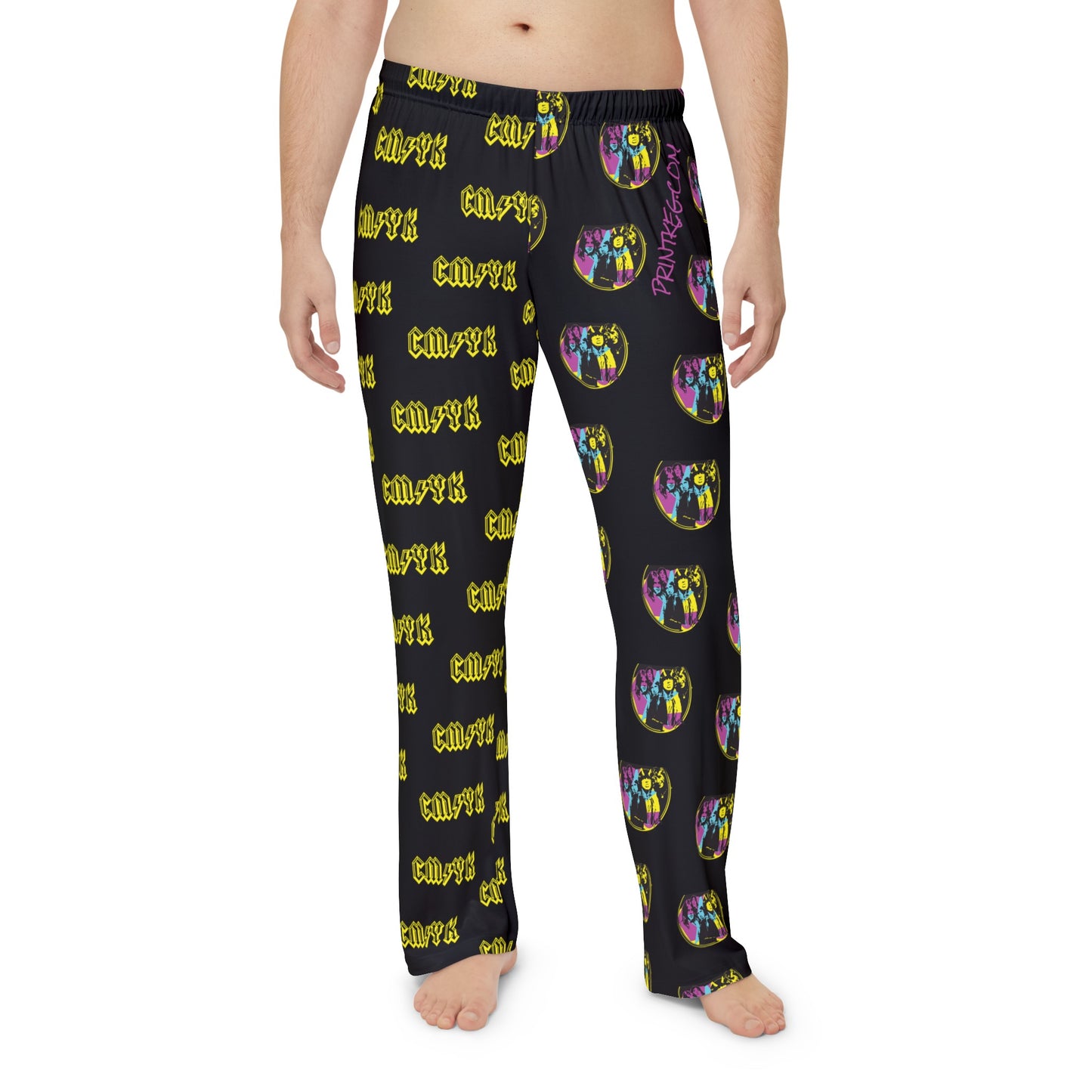 "Rock with CMYK" Men's Pajama Pants