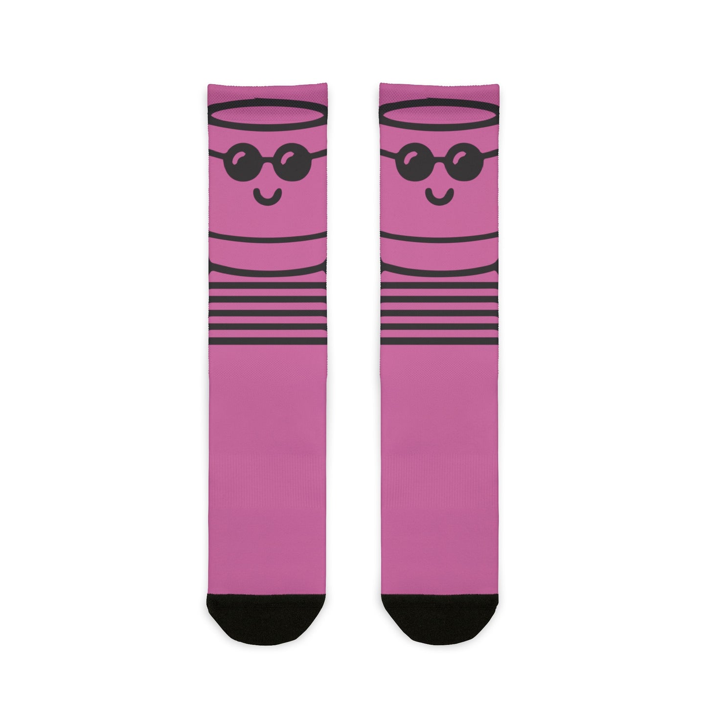 Mr. Keg Pink Crew Socks